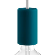 EIVA ELEGANT, kit portalampada per esterno E27 IP65 in silicone per sistema Modulair - Petrolio