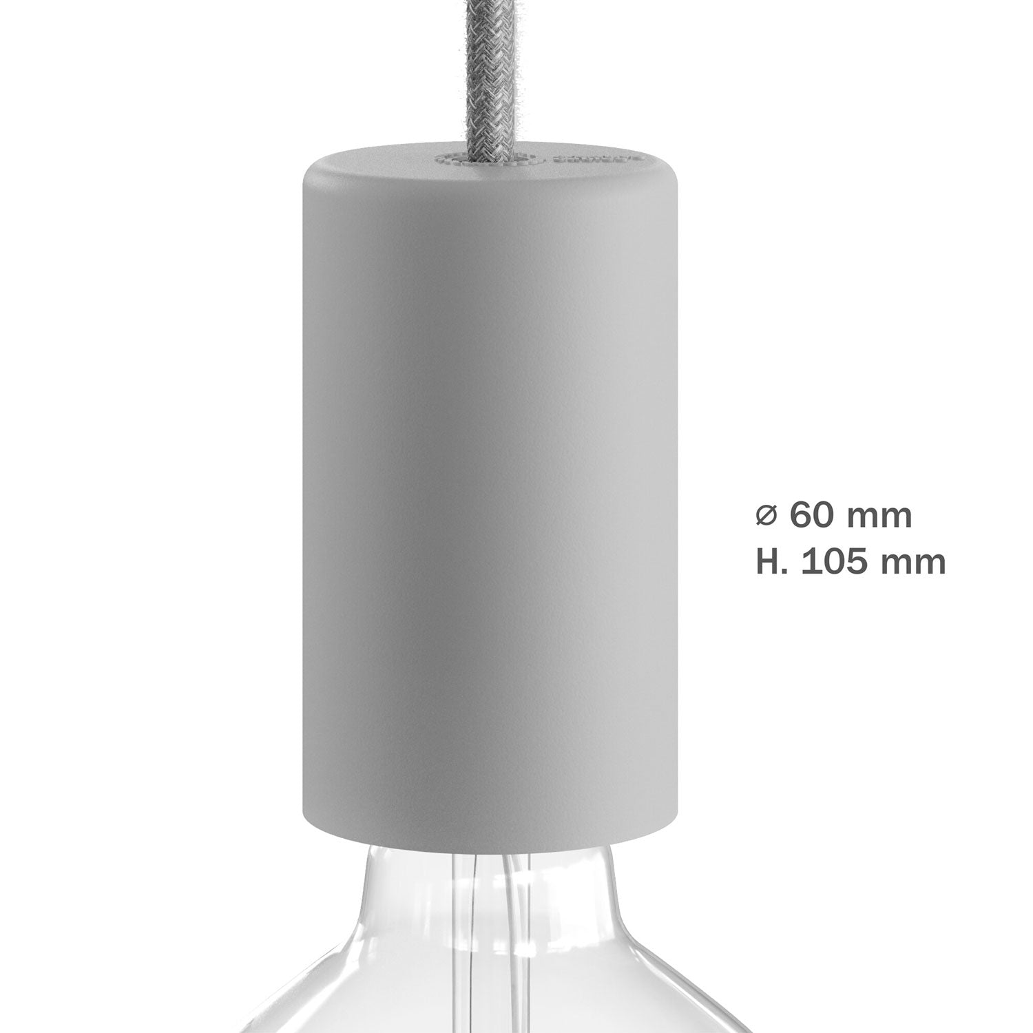 EIVA ELEGANT, kit portalampada per esterno E27 IP65 in silicone per sistema Modulair - Petrolio