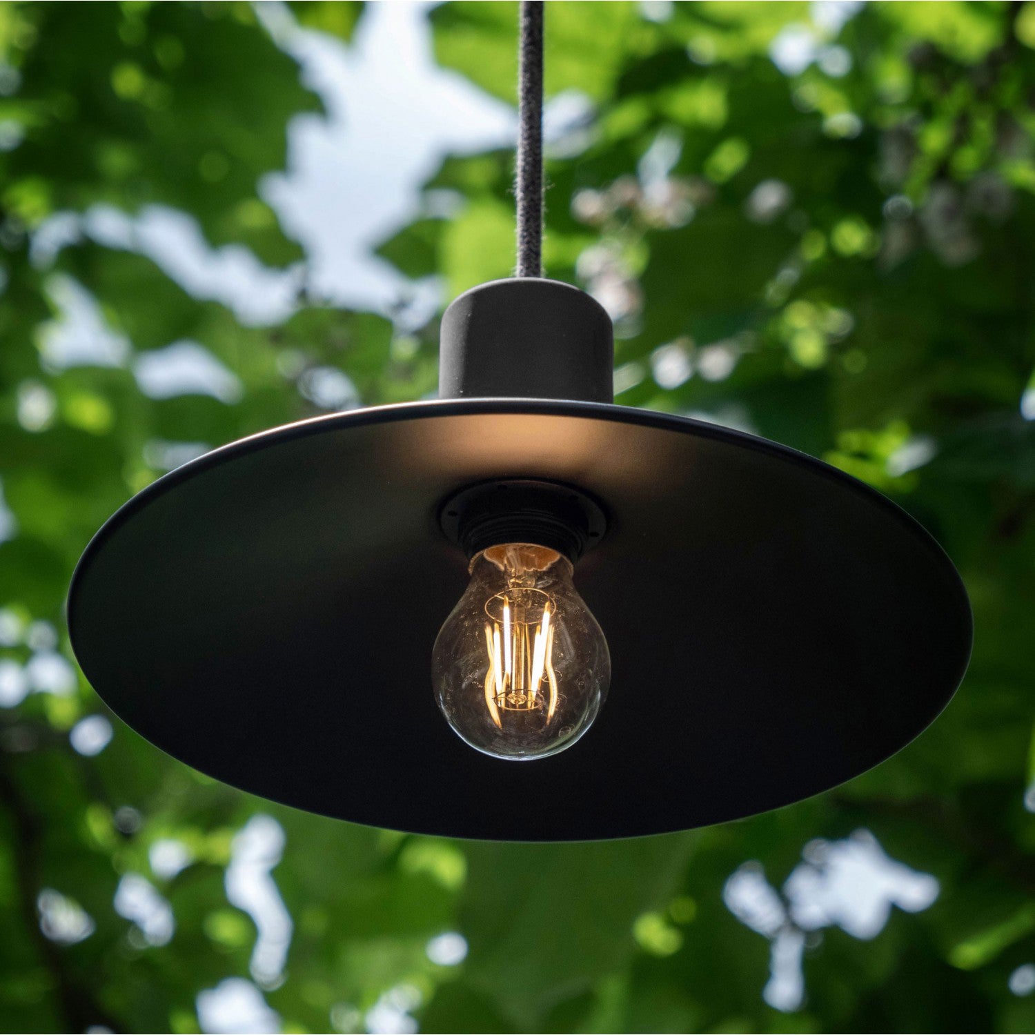 EIVA ELEGANT Kit Portalampada IP65 Outdoor in Silicone per Paralume E27 - Sistema Modulair - Nero