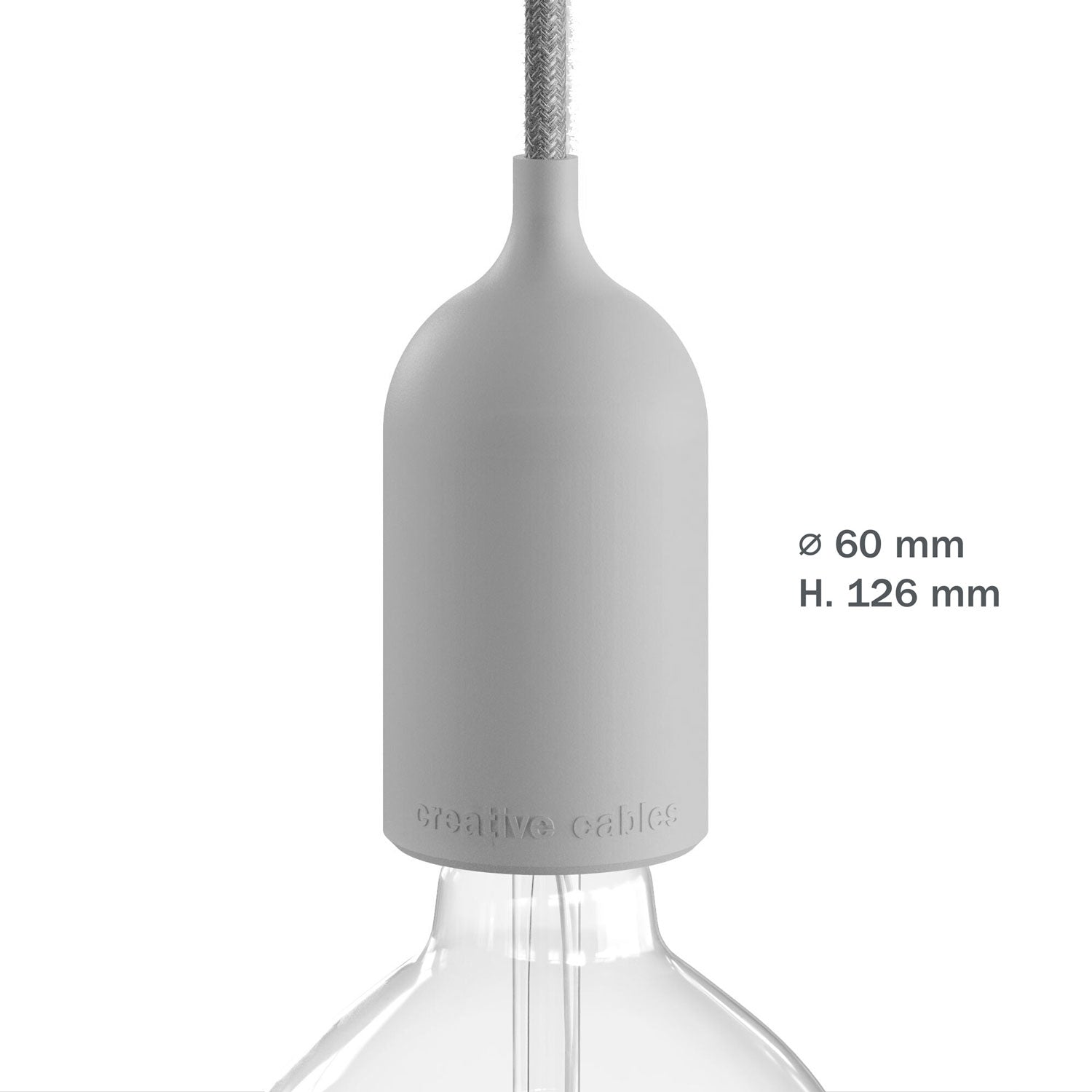 EIVA PASTEL Kit Portalampada IP65 per Esterno in Silicone E27 - Sistema Modulair - Verde prato
