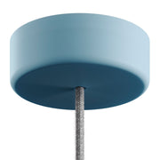 EIVA Kit Rosone in Silicone Soft Touch per Esterno IP65 - Sistema Modulair - Blu carta da zucchero