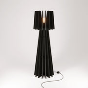 SHHINE lampada da terra in materiale fonoassorbente - Nero melange