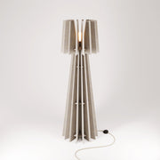 SHHINE lampada da terra in materiale fonoassorbente - Tortora melange