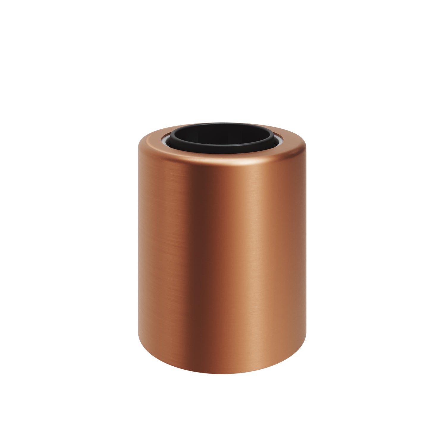 Portalampada E27 in metallo da parete o soffitto - Rame satinato