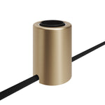 Portalampada E27 Spostaluce in metallo da parete o soffitto - Bronzo satinato