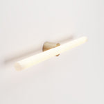Lampada in metallo da parete o soffitto con lampadina LED lineare S14d - Bronzo satinato