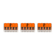 Kit di collegamento WAGO compatibile con cavo 3x per Rosone a 3 fori