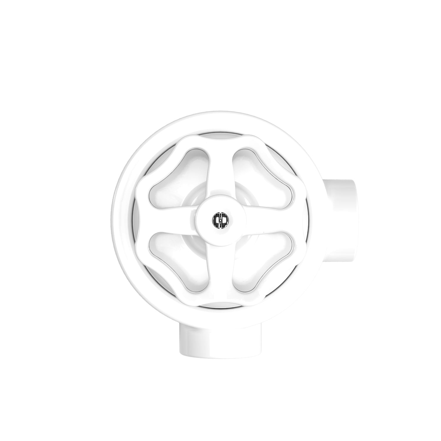 Kit interruttore/deviatore con manopola e base per Creative-Tubes in porcellana bianca
