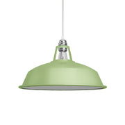 Paralume Harbour in metallo smaltato con attacco E27, diametro 38 cm - Verde prato