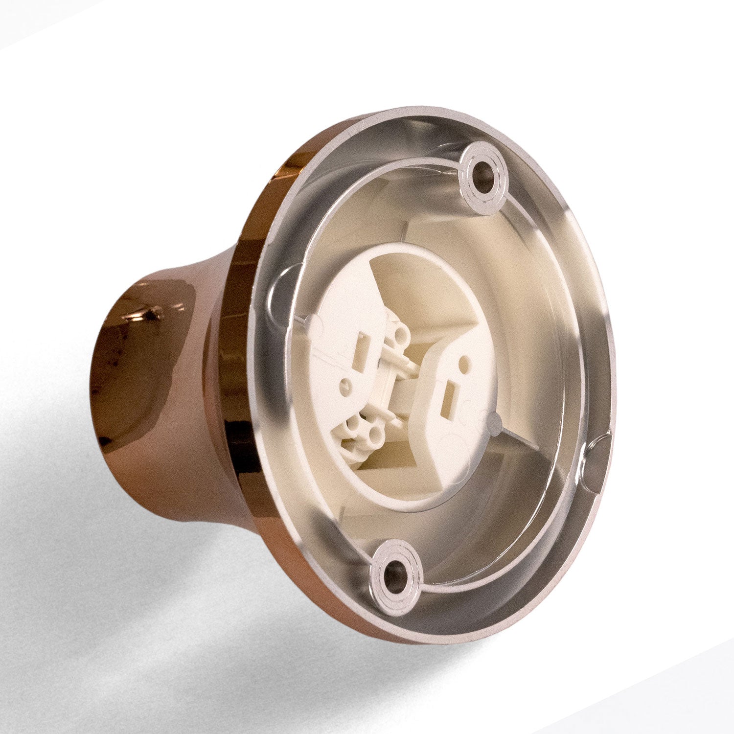 Portalampada metallizzato E27 a parete o soffitto - Rame