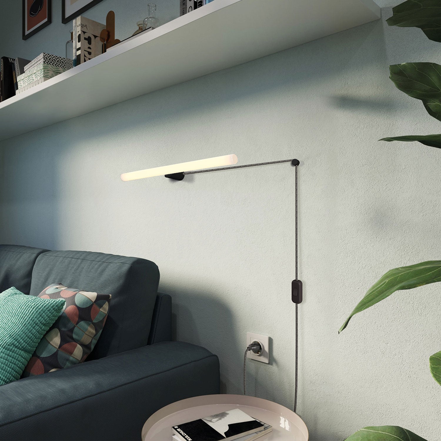 Lampada Spostaluce esse14 con attacco S14d - Nero