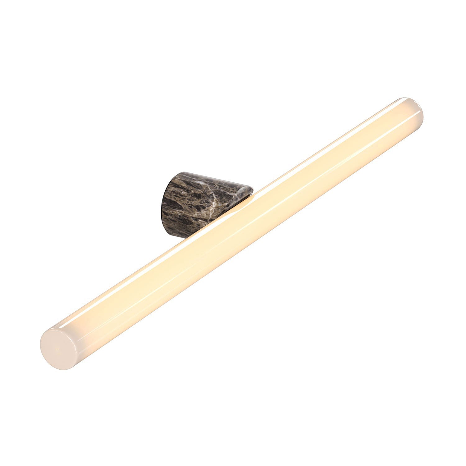 Lampada esse14 da parete o soffitto per lampadina LED S14d - Waterproof IP44 - Effetto Brown marble