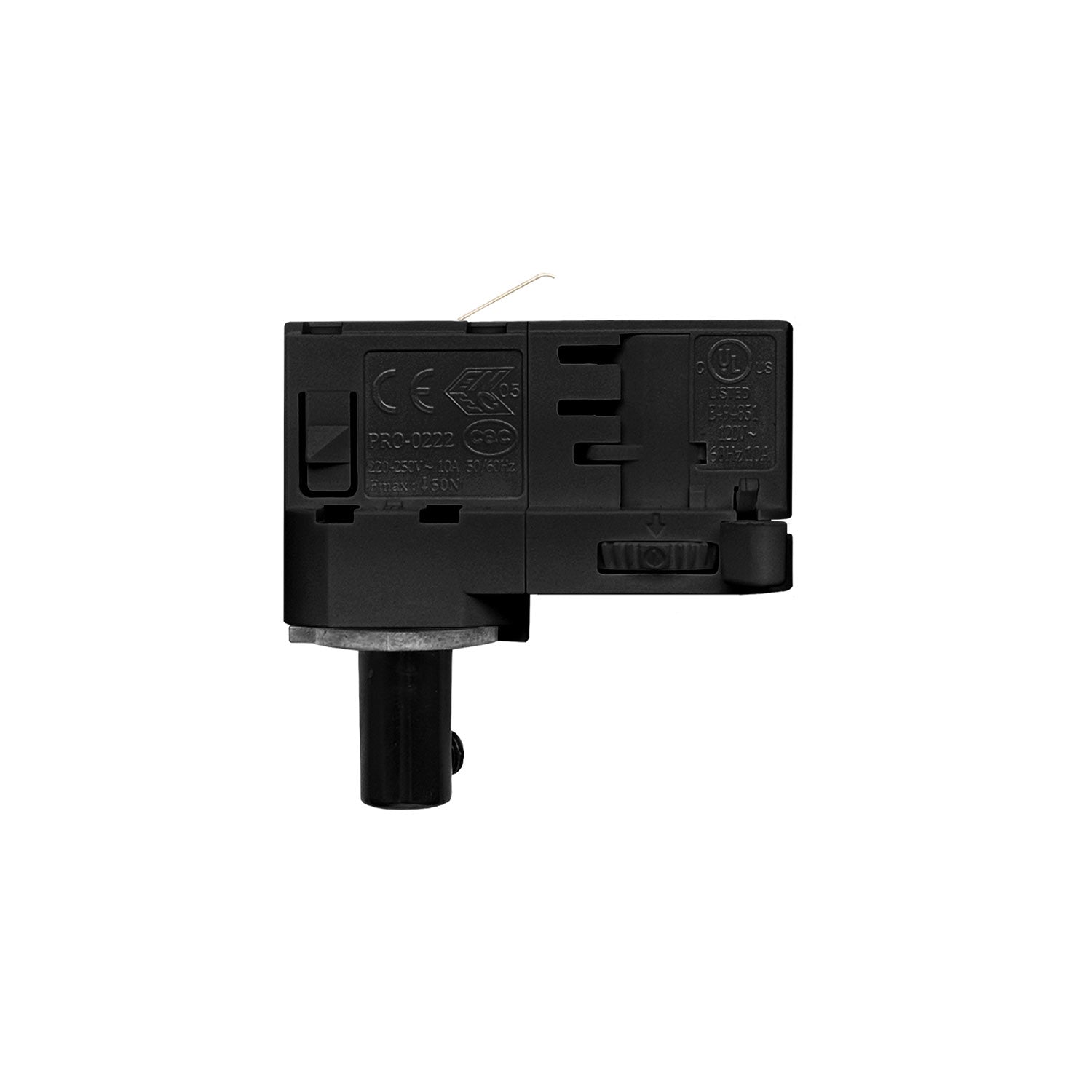 Adattatore Powergear Nero per binario trifase - per sospensione