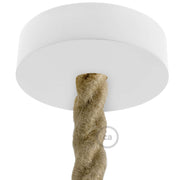 Kit rosone in legno per cordone 2XL - Bianco