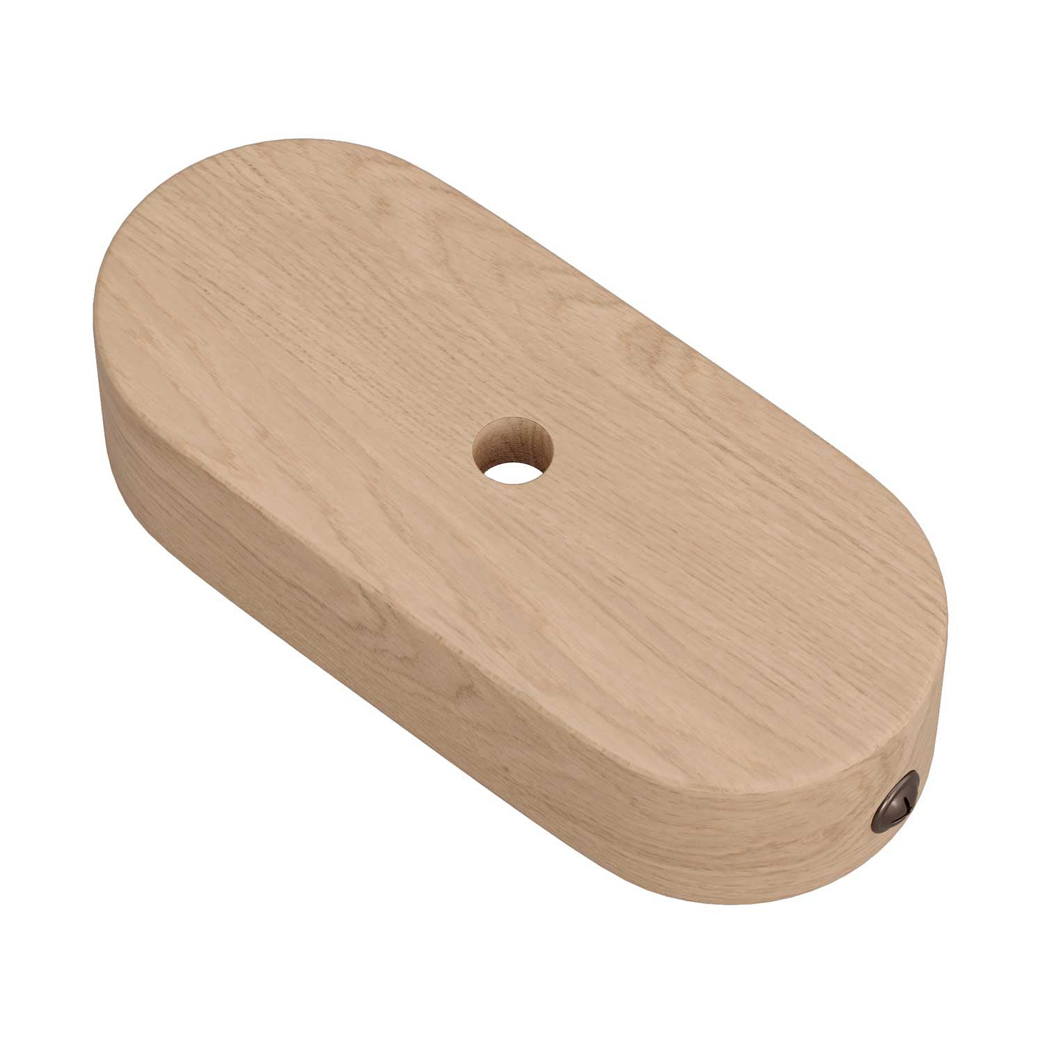 Kit rosone in legno ovale - Neutro