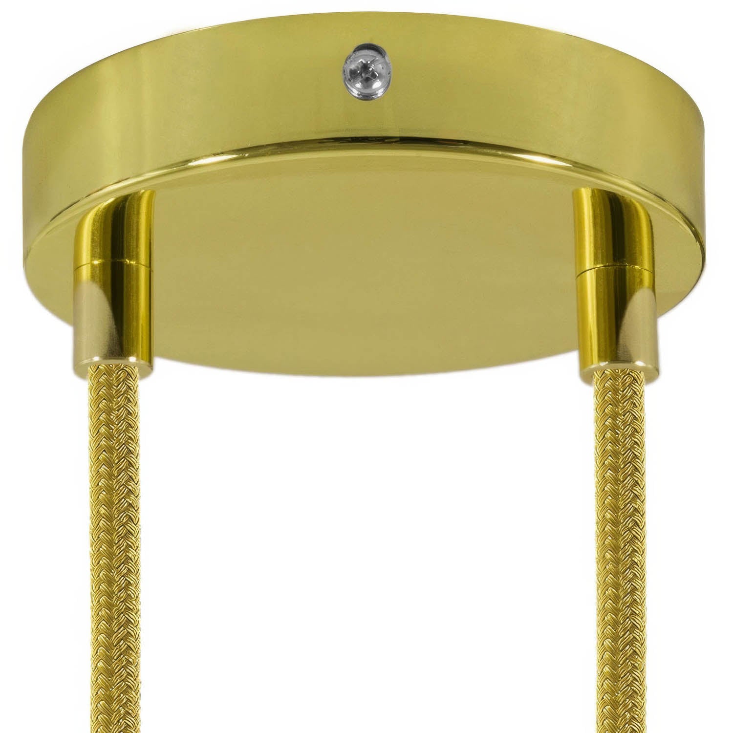 Kit rosone cilindrico in metallo a 2 fori - Ottone
