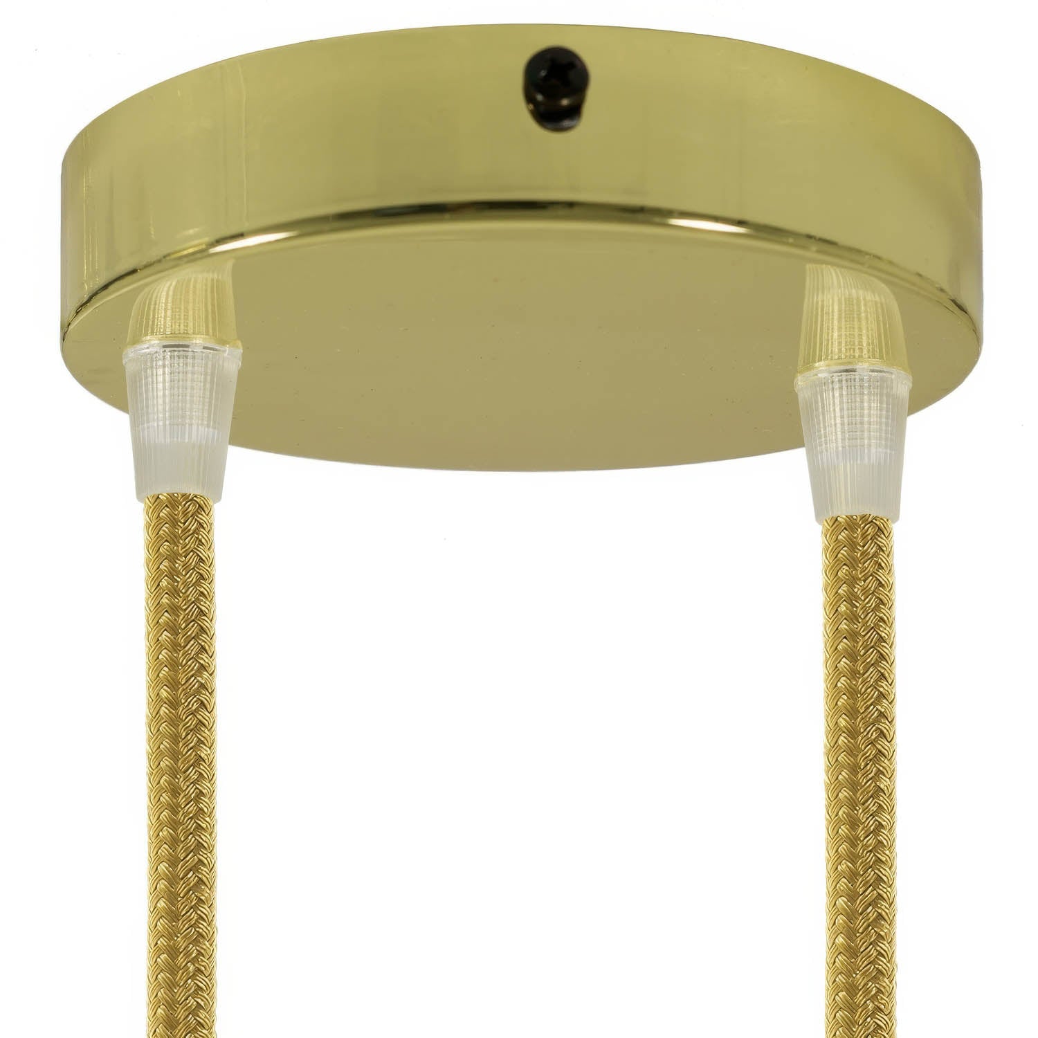 Kit rosone cilindrico in metallo a 2 fori - Ottone