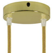 Kit rosone cilindrico in metallo a 2 fori - Ottone