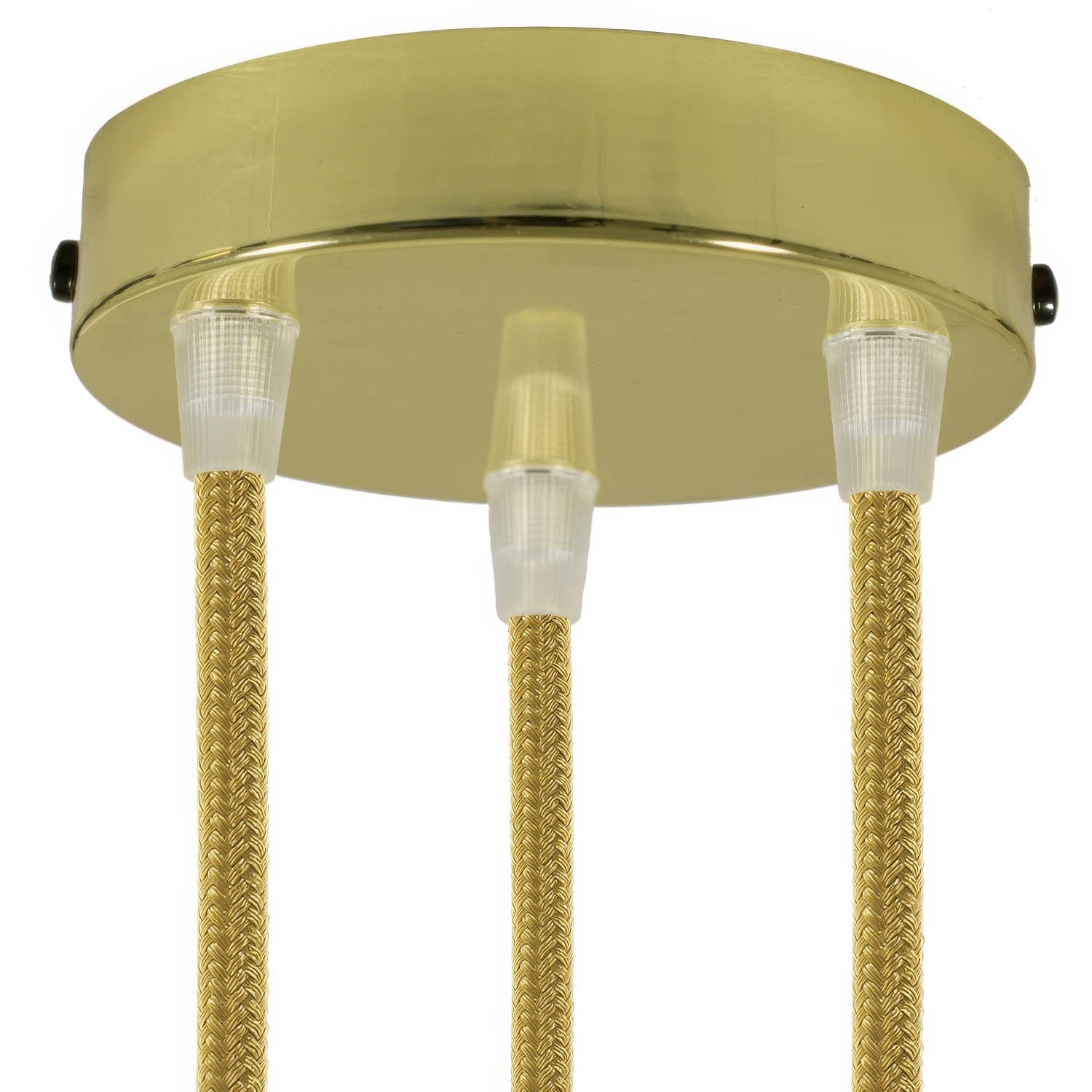 Kit rosone cilindrico in metallo a 3 fori - Ottone