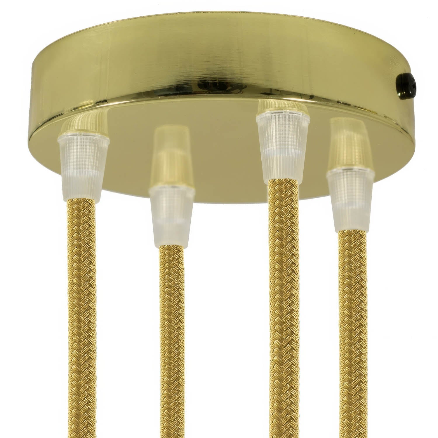Kit rosone cilindrico in metallo a 4 fori - Ottone