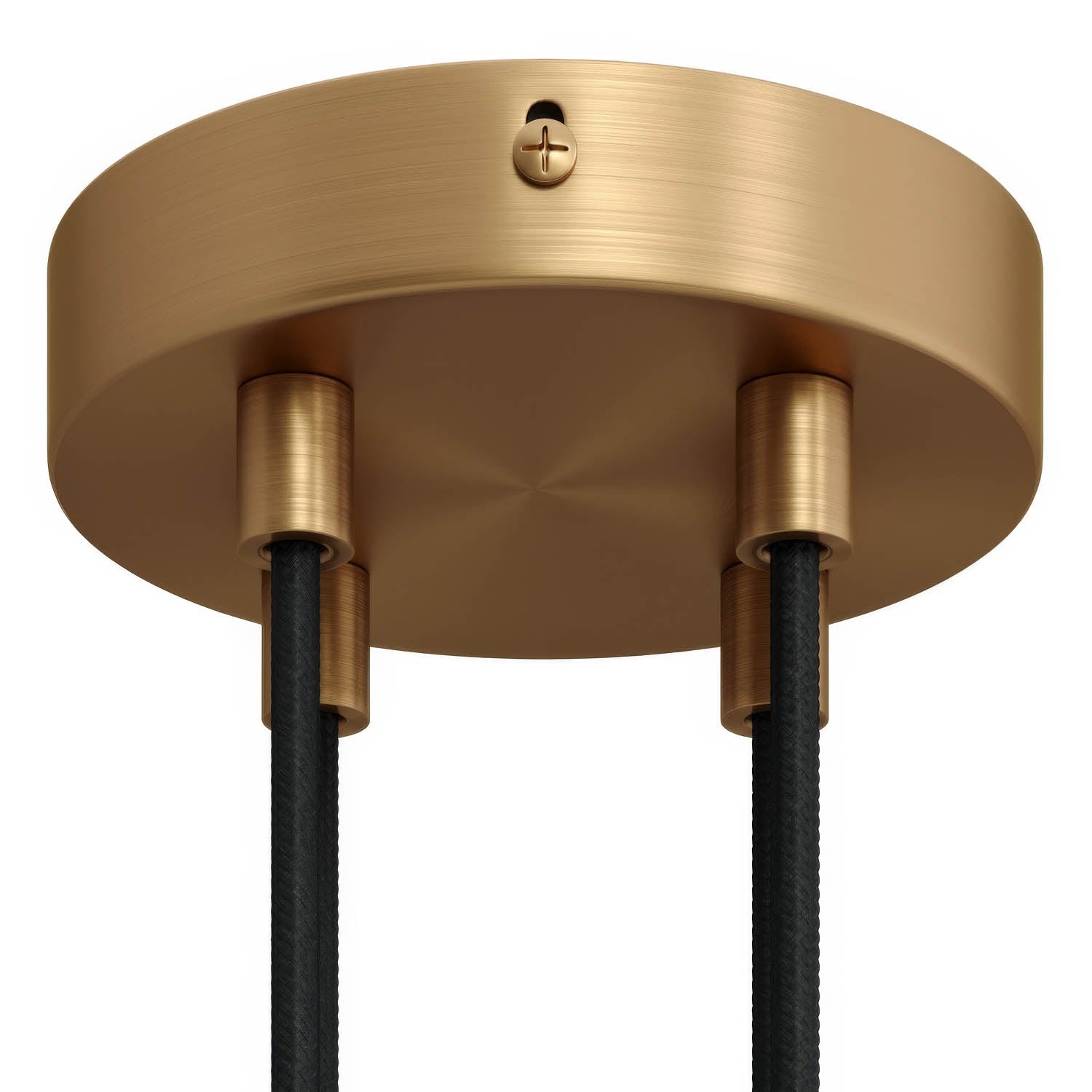 Kit rosone cilindrico in metallo a 4 fori - Bronzo satinato