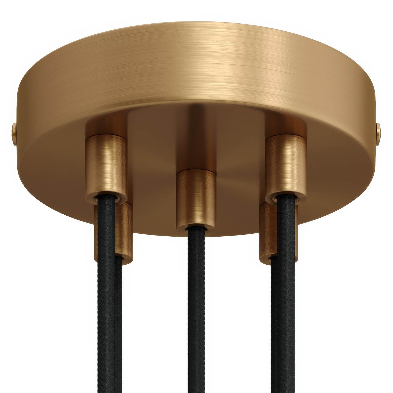 Kit rosone cilindrico in metallo a 5 fori - Bronzo satinato