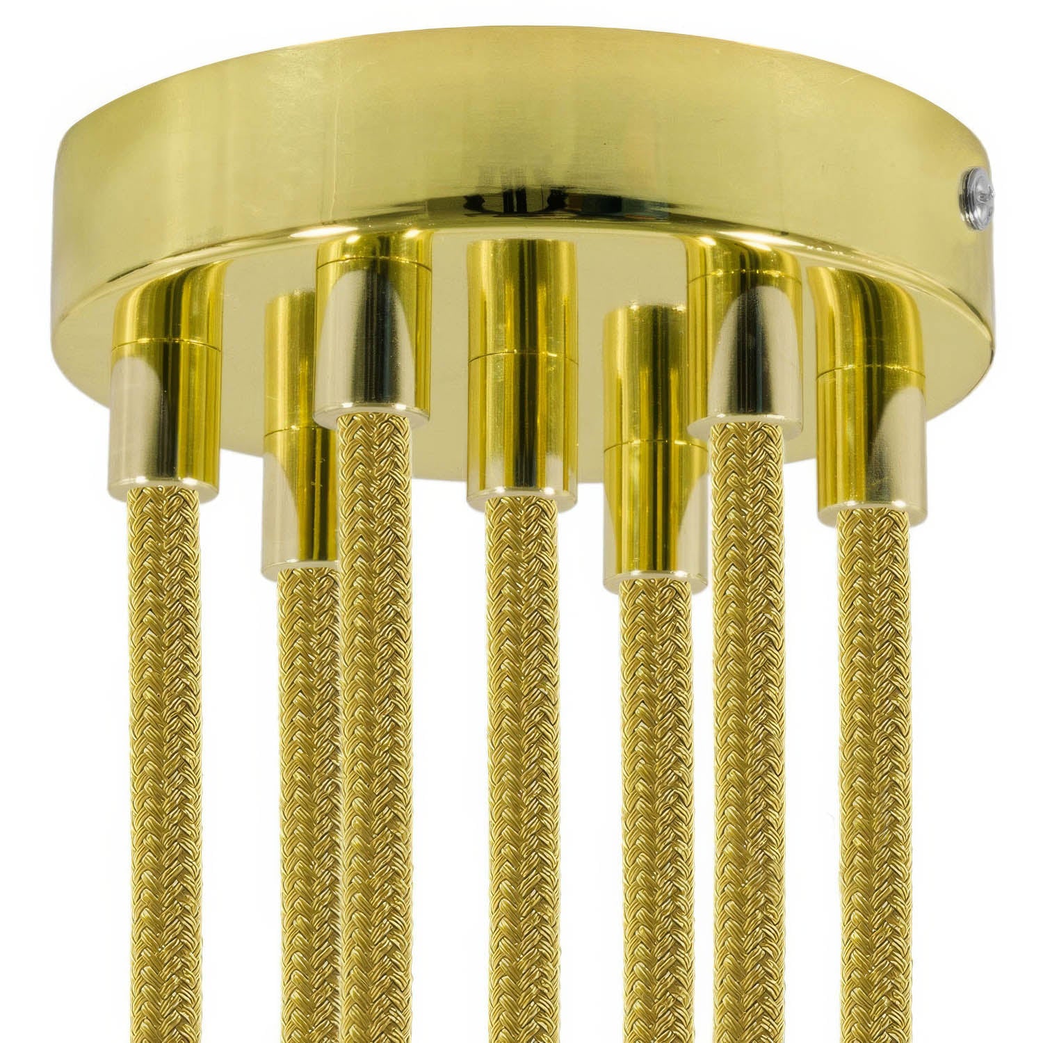Kit rosone cilindrico in metallo a 7 fori - Ottone
