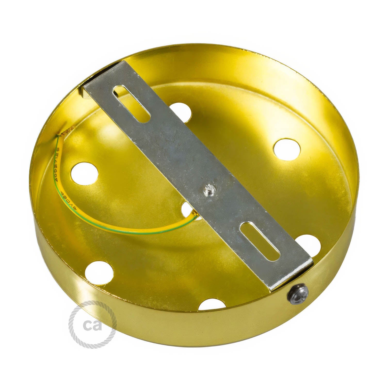 Kit rosone cilindrico in metallo a 7 fori - Ottone