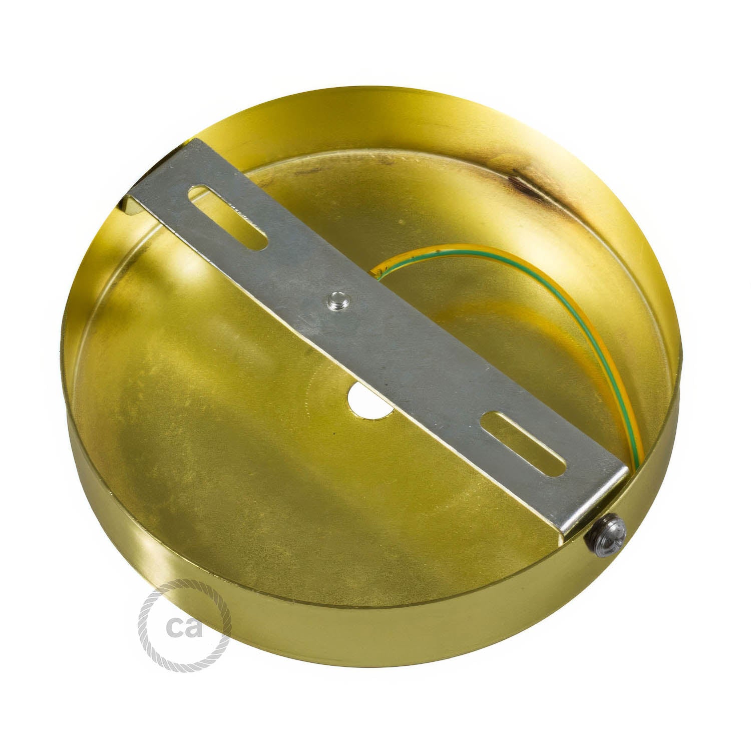 Kit rosone cilindrico in metallo - Bronzo satinato
