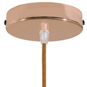 Kit rosone cilindrico in metallo - Rame