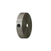 Kit mini rosone cilindrico in metallo con interruttore - Titanio satinato