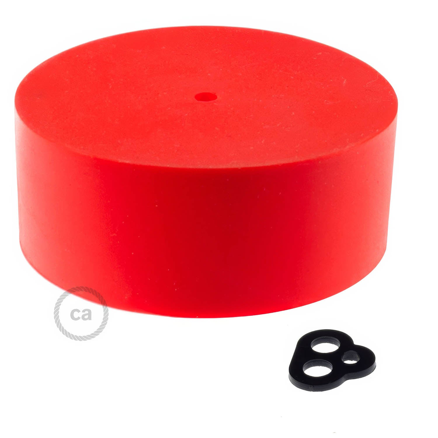 Kit rosone cilindrico in silicone - Rosso