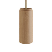 Tub-E14, tubo in legno per faretto con portalampada doppia ghiera E14 - Neutro