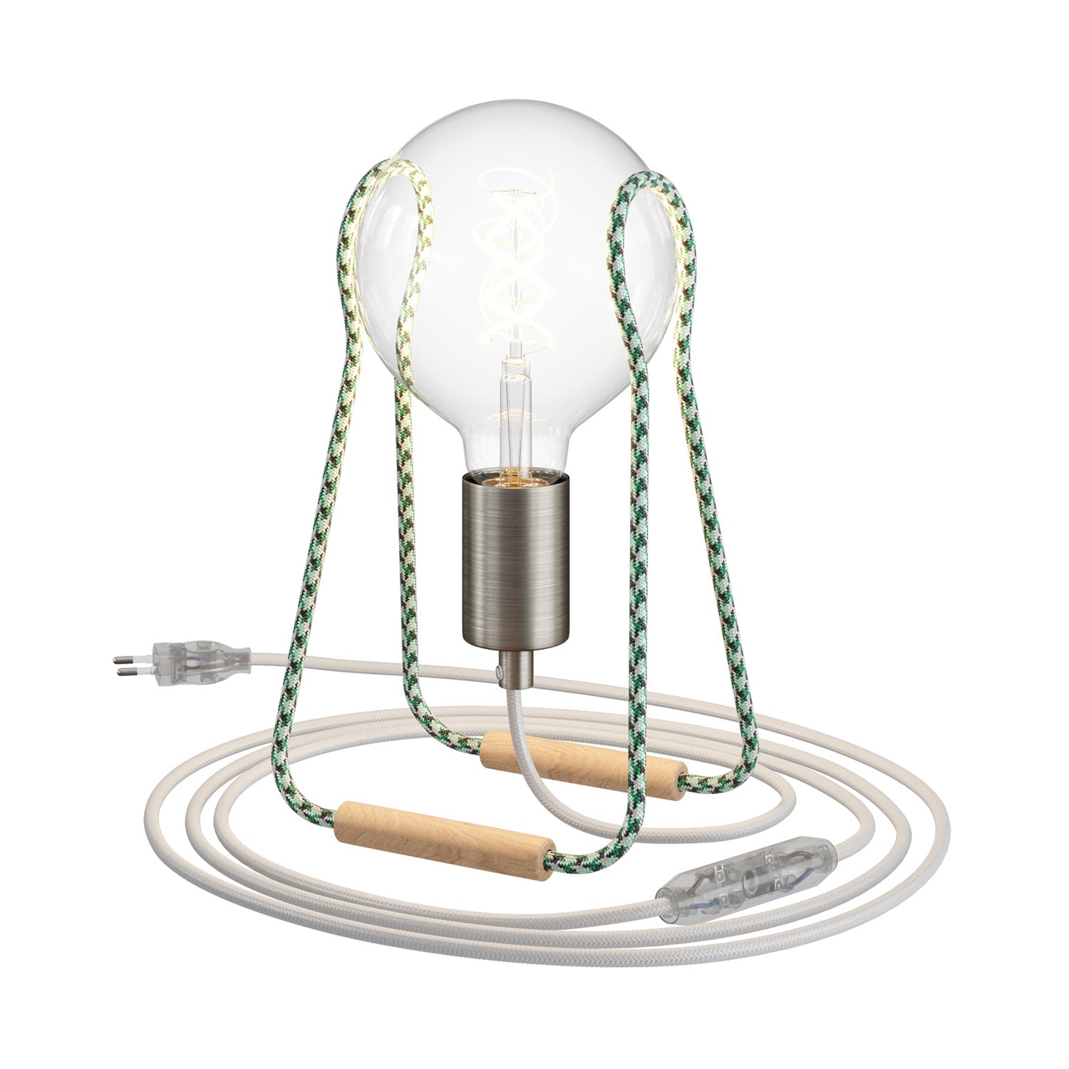 Lampada da tavolo Taché Metal - Puzzle Verde