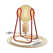 Lampada da tavolo Taché Wood - Rosso