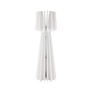 Struttura per lampada da terra SHHINE in materiale fonoassorbente - Bianco melange