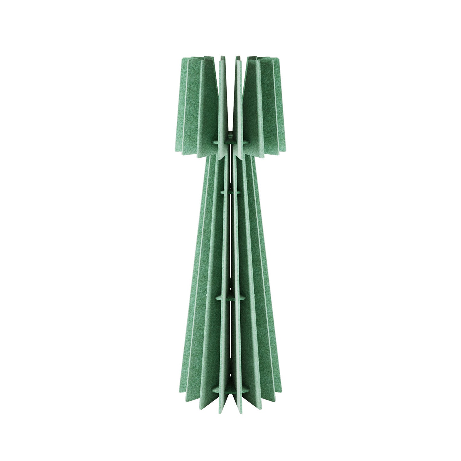 Struttura per lampada da terra SHHINE in materiale fonoassorbente - Verde melange