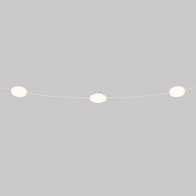 Catena luminosa 3 punti luce da esterno IP67 Bianco sabbia - Marina3