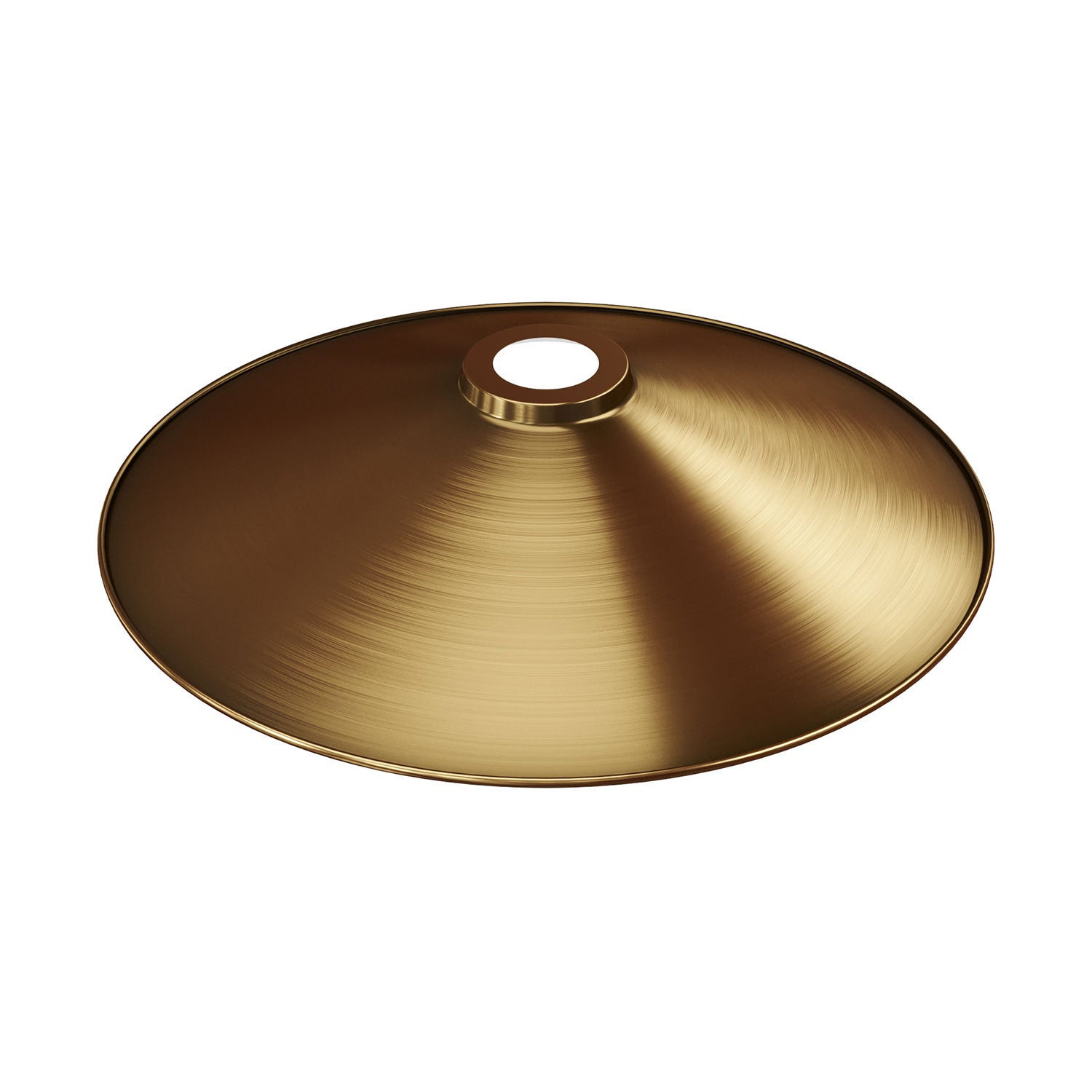 Paralume Swing in metallo smaltato con attacco E27 - Bronzo satinato
