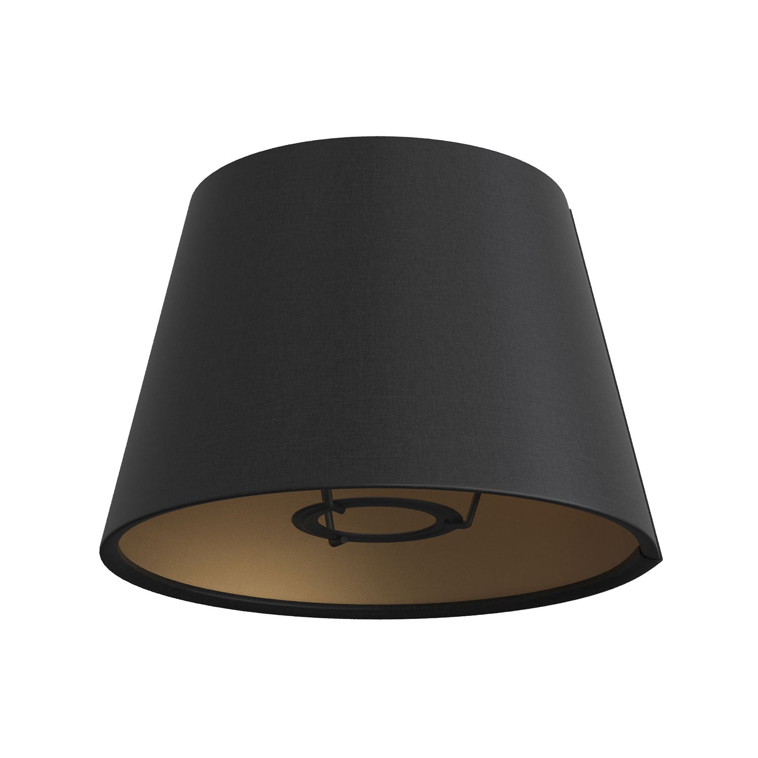 Paralume Impero con attacco E27 per lampada da tavolo o applique - Made in Italy - Cinette nero