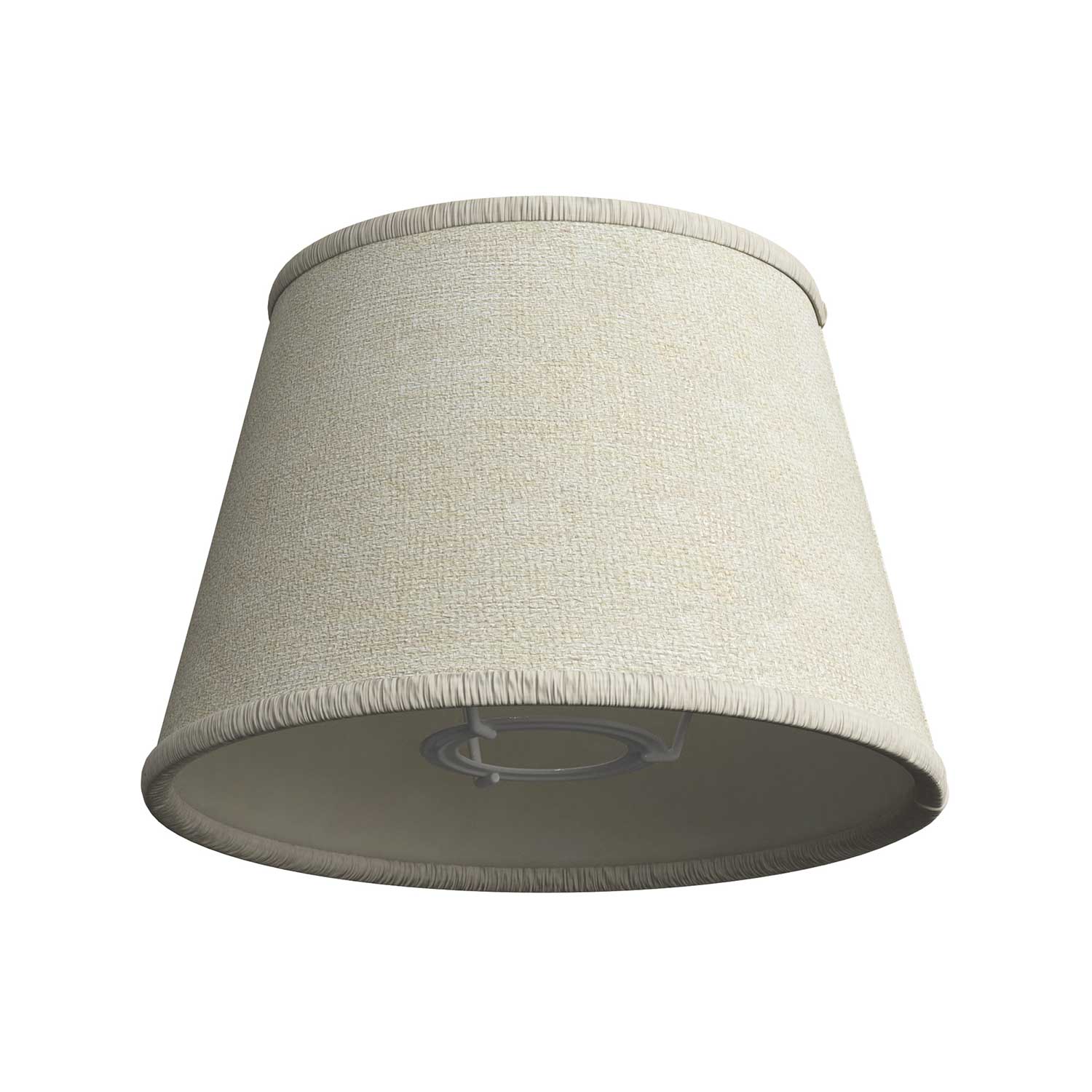 Paralume Impero con attacco E27 per lampada da tavolo o applique - Made in Italy - Juta chiara