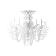 Paralume classico SHHANDELIER in materiale fonoassorbente  - Bianco melange