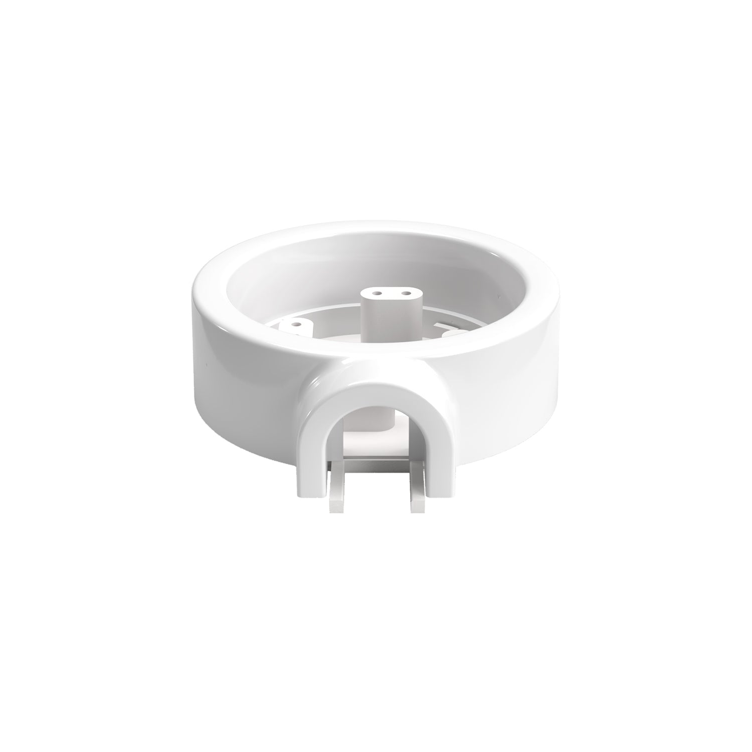 Base in porcellana bianca per presa elettrica e interruttore/deviatore compatibile con Creative-Tubes - da 1 a 4 uscite