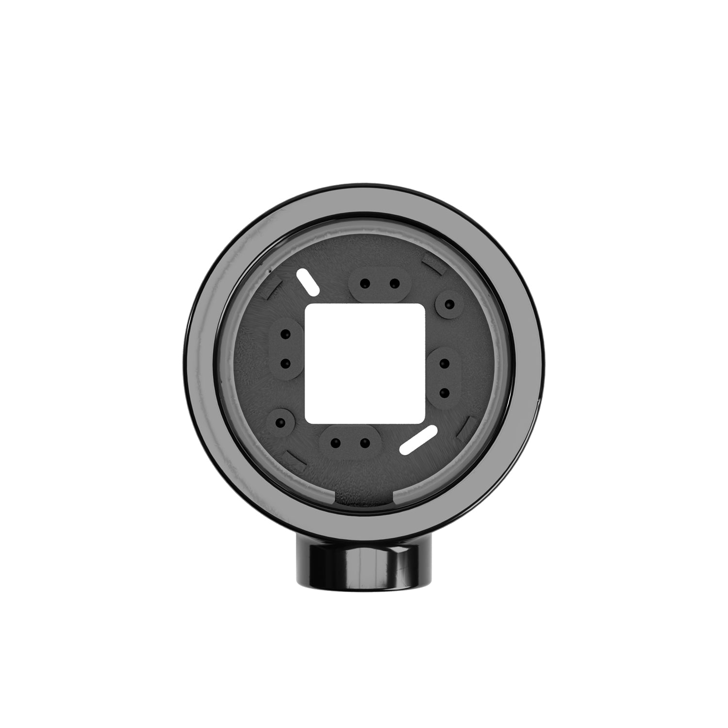 Base in porcellana nera per presa elettrica e interruttore/deviatore compatibile con Creative-Tubes - da 1 a 4 uscite