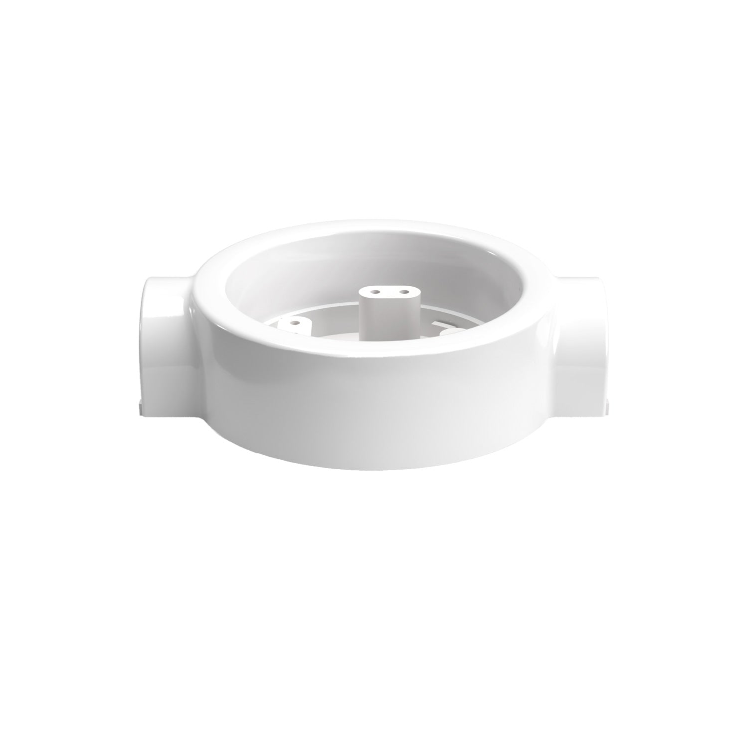 Base in porcellana bianca per presa elettrica e interruttore/deviatore compatibile con Creative-Tubes - da 1 a 4 uscite