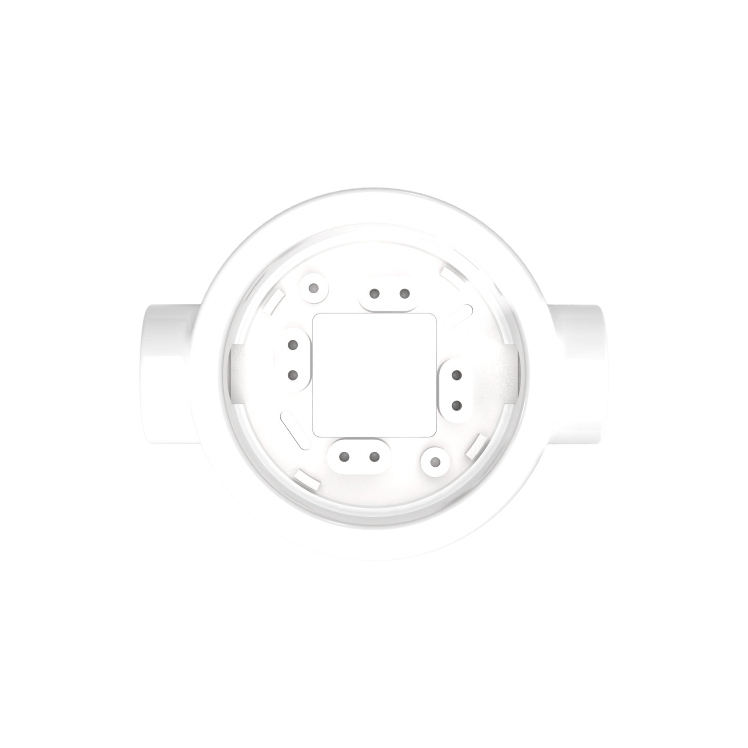 Base in porcellana bianca per presa elettrica e interruttore/deviatore compatibile con Creative-Tubes - da 1 a 4 uscite