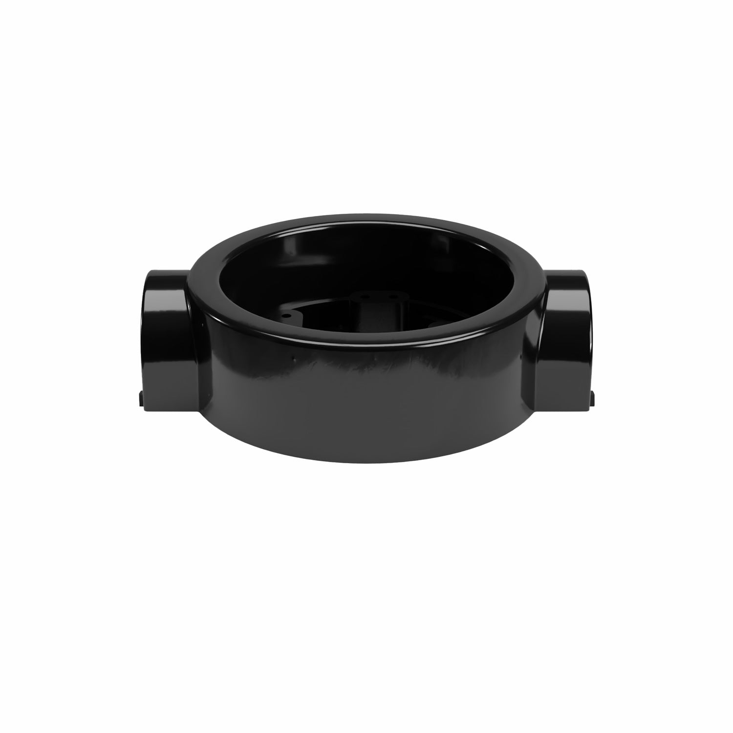 Base in porcellana nera per presa elettrica e interruttore/deviatore compatibile con Creative-Tubes - da 1 a 4 uscite
