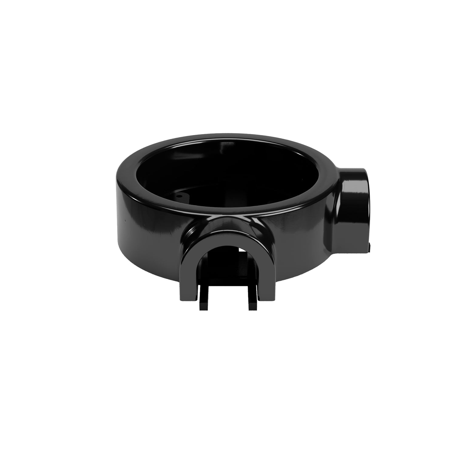 Base in porcellana nera per presa elettrica e interruttore/deviatore compatibile con Creative-Tubes - da 1 a 4 uscite