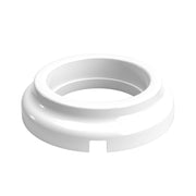 Base in porcellana per presa elettrica e per interruttore/deviatore  - Bianco
