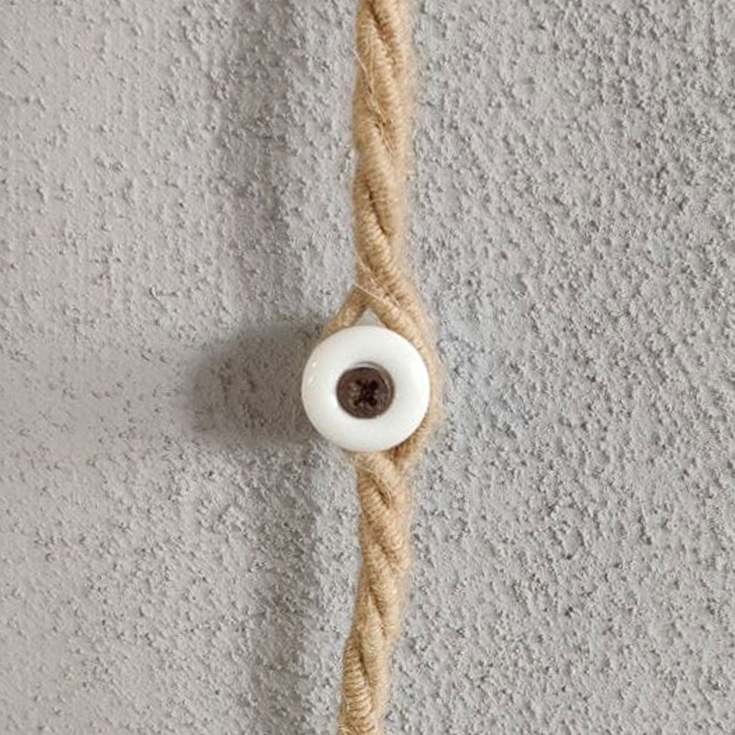 Isolatore in porcellana per impianto a parete 18 mm - Bianco